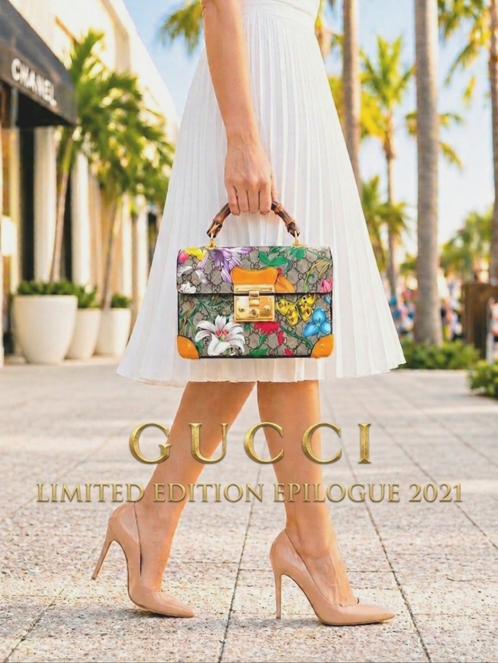 Gucci Padlock Small GG Flora Bamboo Colección Epilogue 2021 Limited Edition✨️